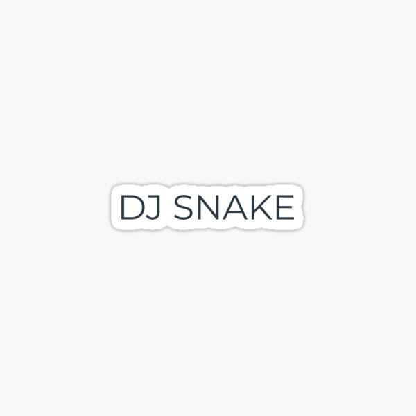 Item preview, DJ snake minimalist logo designed and sold by CCBS.