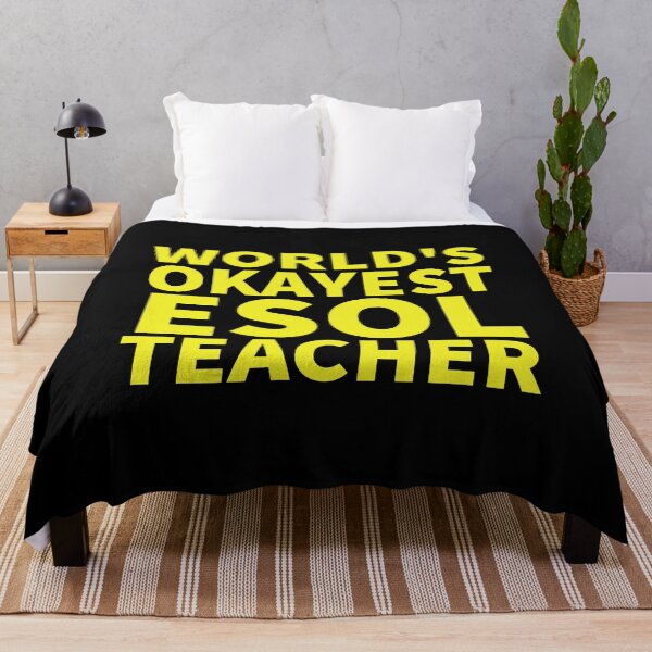 Item preview, World's Okayest ESOL Teacher | ELL, ESL,TESOL,TEFL Teachers designed and sold by The-ItemShop.