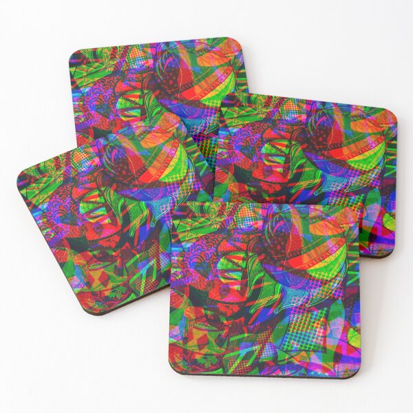 Item preview, Crazy Psychadelic Geomtric Abstract designed and sold by sueshorman.