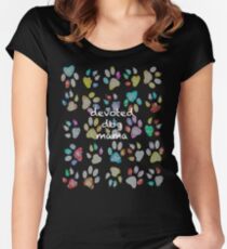 Devoted Dog Mama Women's Fitted Scoop T-Shirt