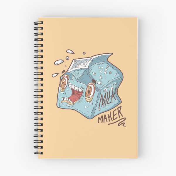 Item preview, Milk maker pun milk character  designed and sold by SPIRIMAL.