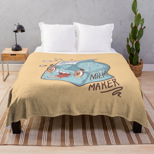 Item preview, Milk maker pun milk character  designed and sold by SPIRIMAL.