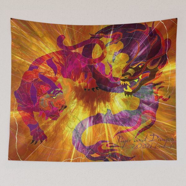 Item preview, ZoooooZ - Tiger and Dragon designed and sold by ArsInfinity.