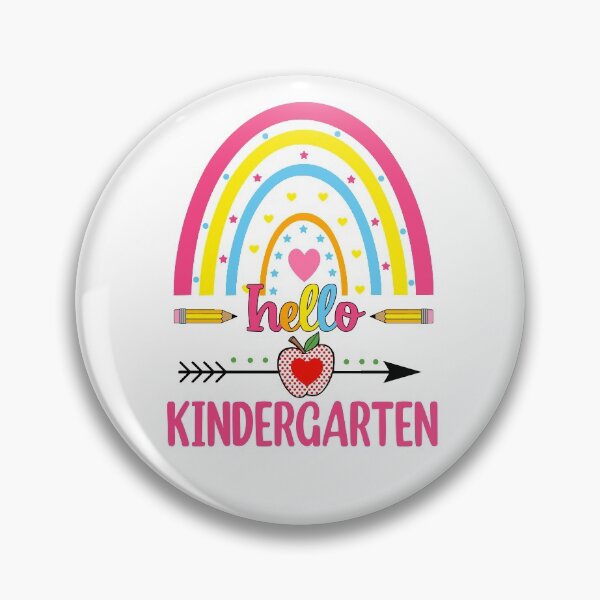 Item preview, Hello Kindergarten Rainbow apple designed and sold by WaveOcean123.