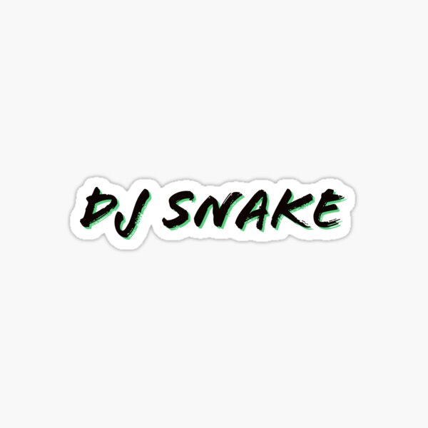 Item preview, DJ snake logo green and black designed and sold by CCBS.