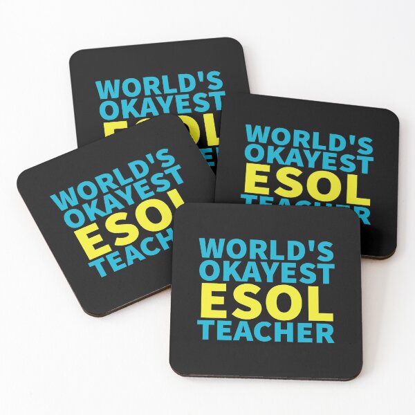 Item preview, World's Okayest ESOL Teacher | ELL, ESL,TESOL,TEFL Teachers designed and sold by The-ItemShop.