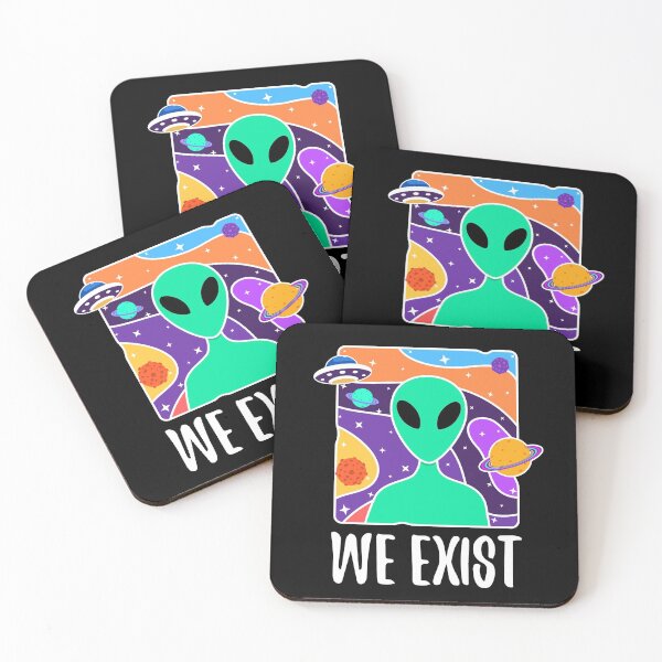 Item preview, Aliens Exist Science Fiction Design designed and sold by mrhighsky.
