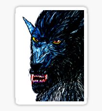 BLACK THE WEREWOLF Sticker