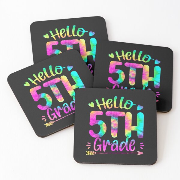 Item preview, Hello 5th Grade Tiedye color designed and sold by WaveOcean123.