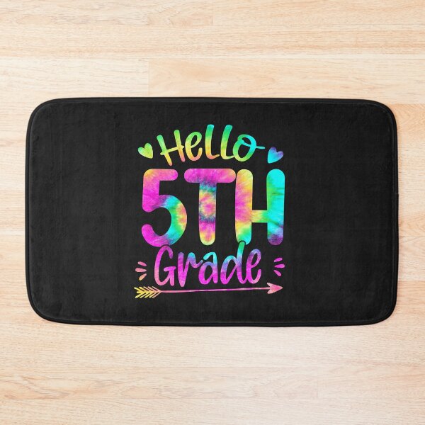 Item preview, Hello 5th Grade Tiedye color designed and sold by WaveOcean123.