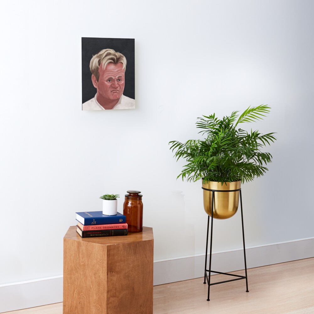 Disappointed Ramsay Mounted Print