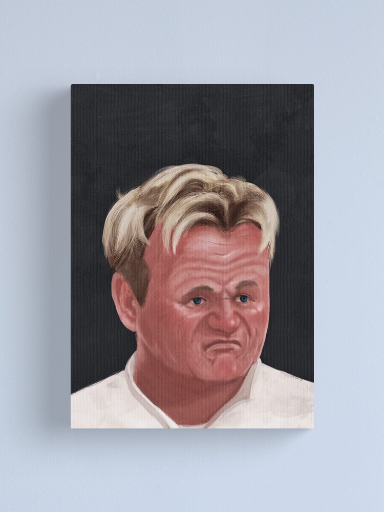 Thumbnail 1 of 3, Canvas Print, Disappointed Ramsay designed and sold by Mashz.
