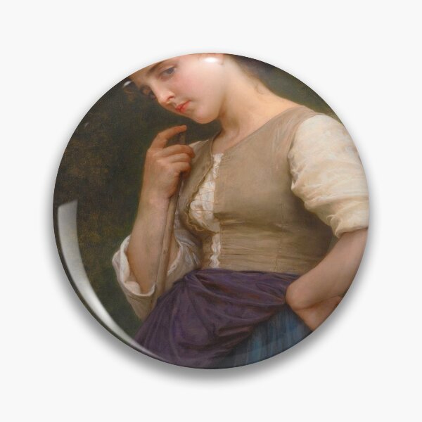 Item preview, William Adolphe Bouguereau -The Shepherdess designed and sold by Vivanne-art.