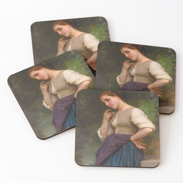 Item preview, William Adolphe Bouguereau -The Shepherdess designed and sold by Vivanne-art.