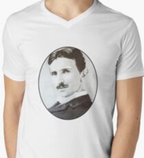 NikolaTesla Men's V-Neck T-Shirt