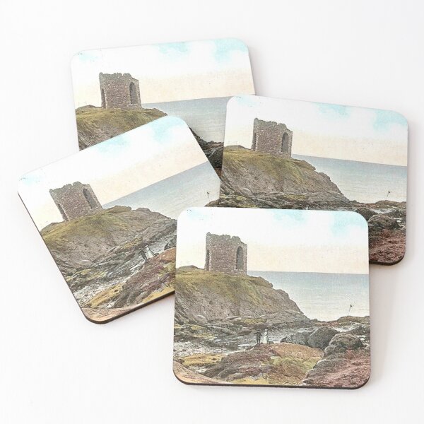 Item preview, Vintage Illustration of Lady Janet Anstruther's Tower, Elie, Fife designed and sold by yourscotland.