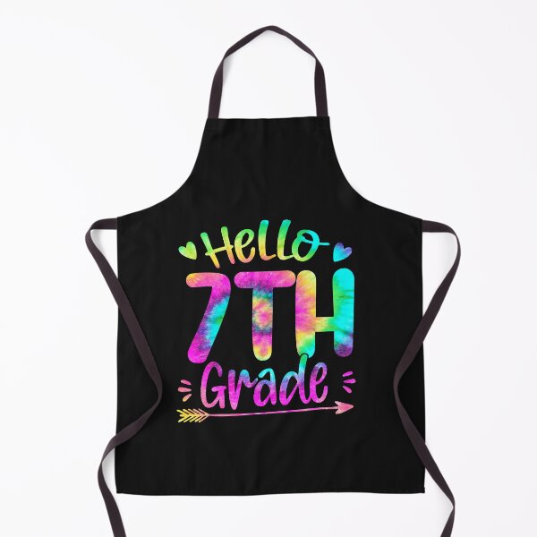Item preview, Hello 7th Grade Tiedye color designed and sold by WaveOcean123.