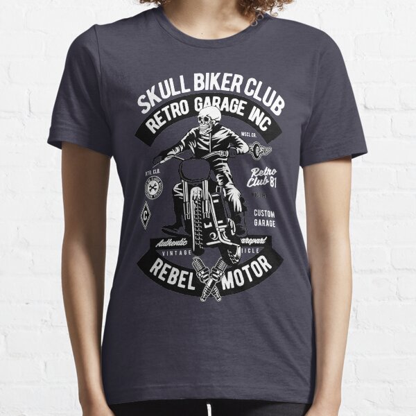 Skull Biker Club Essential T-Shirt