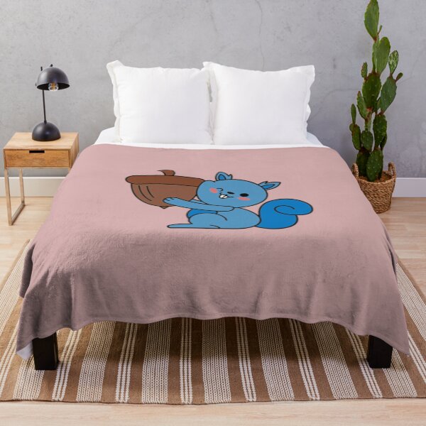 Item preview, Cute Animal Squirrel With Acorn In Blue designed and sold by SoireeCustom.
