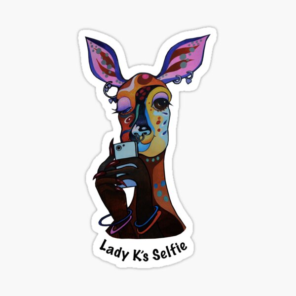 Hello, I'm Lady "K". Sticker