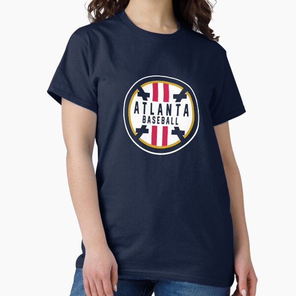 Item preview, Minimalist Atlanta Baseball Badge Design designed and sold by toutwearapparel.