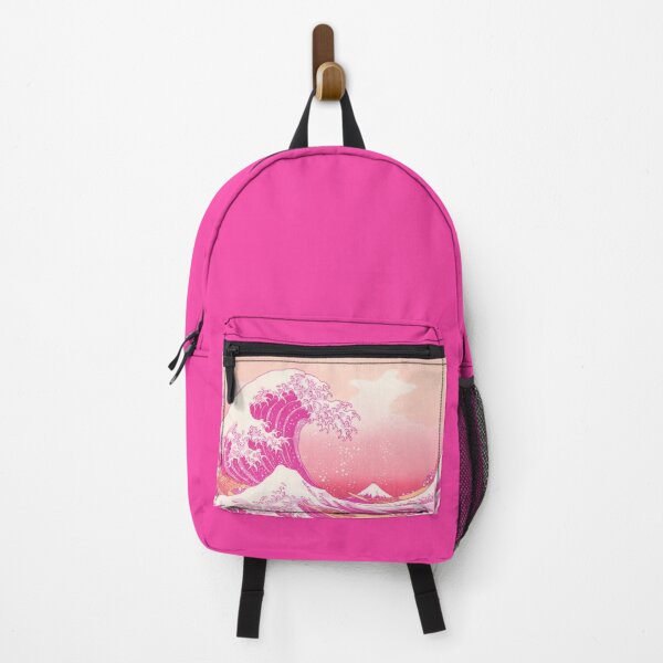 Item preview, Pink The Great Wave off Kanagawa or Under the Wave off Kanagawa designed and sold by ellebackup.