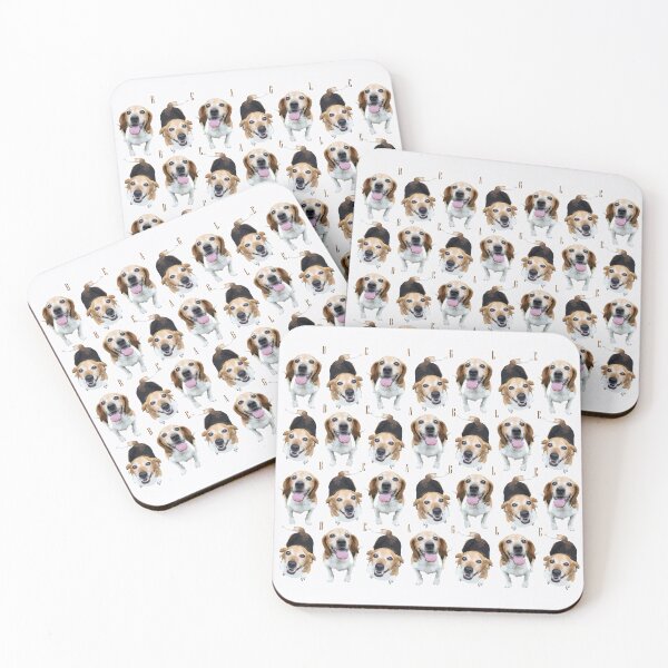 Item preview, Bouncy Beagles by Faye Klein designed and sold by Faye Klein.