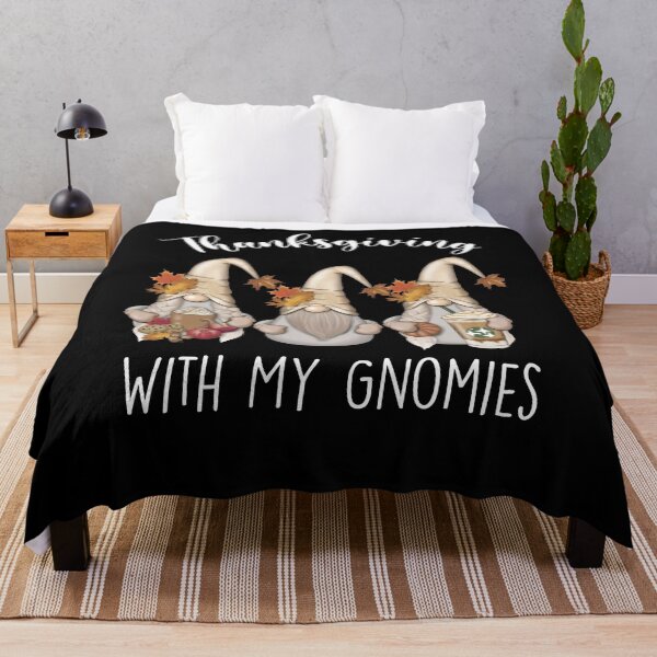 Item preview, Thanksgiving With My Gnomies Cute Autumn Thankful Homies Pun designed and sold by elisamarez97.