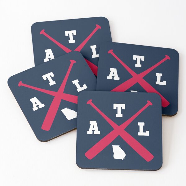 Item preview, Atlanta Baseball Bats Georgia State Outline designed and sold by toutwearapparel.