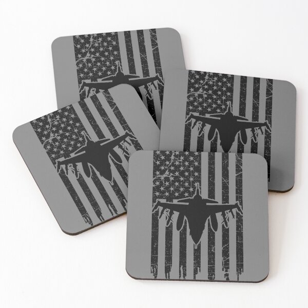 Item preview, F-16 Jet Fighter Aircraft , F-16 Viper , Fighting Falcon Distress American Flag designed and sold by ARTsPlural.