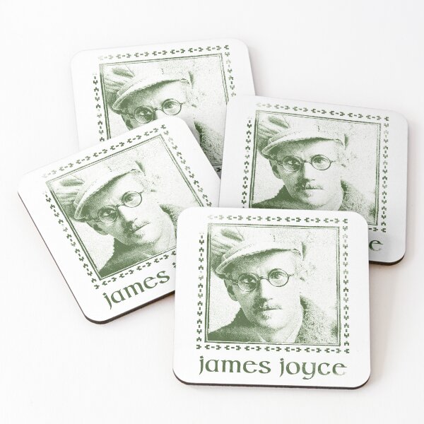 Item preview, James Joyce // Retro Faded Style Fan Design  designed and sold by AestheticNow.