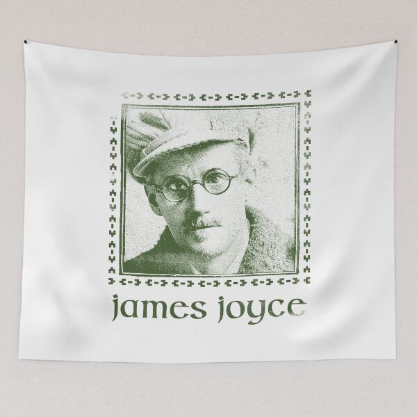 Item preview, James Joyce // Retro Faded Style Fan Design  designed and sold by AestheticNow.