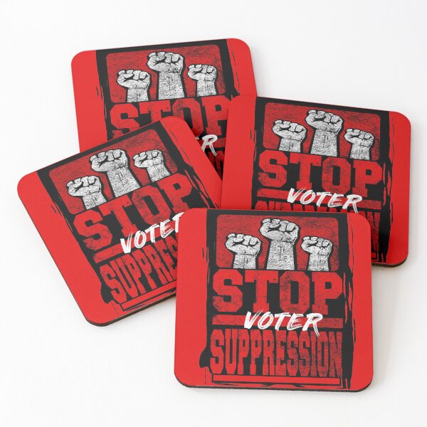 Item preview, Voter Suppression - stop voter suppression - voting rights are human writes - us politics - 2021 designed and sold by Rajpramanik.