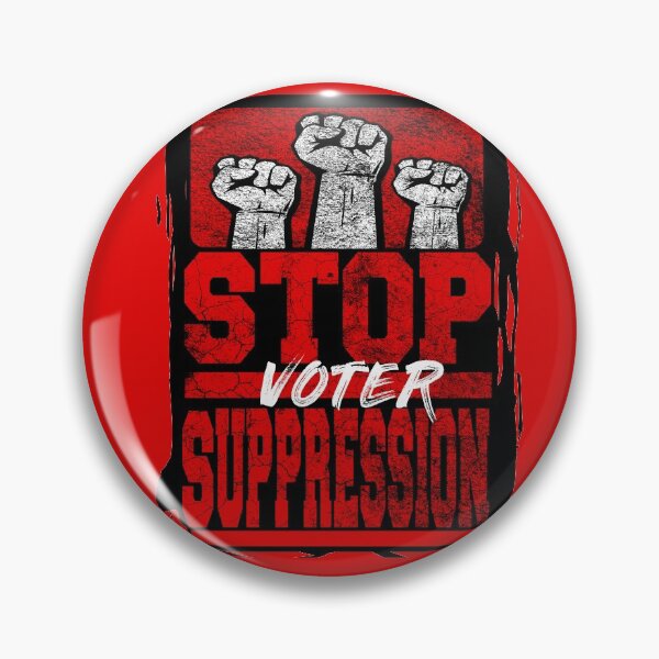 Item preview, Voter Suppression - stop voter suppression - voting rights are human writes - us politics - 2021 designed and sold by Rajpramanik.