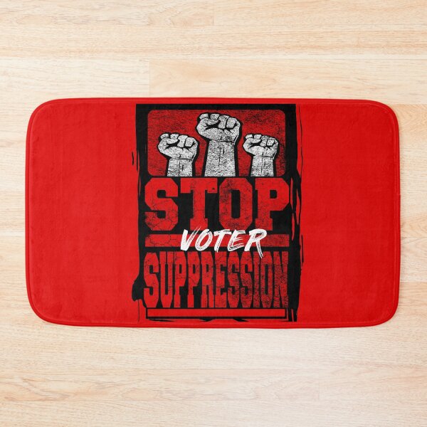 Item preview, Voter Suppression - stop voter suppression - voting rights are human writes - us politics - 2021 designed and sold by Rajpramanik.