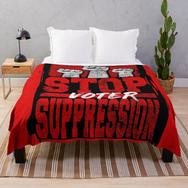Item preview, Voter Suppression - stop voter suppression - voting rights are human writes - us politics - 2021 designed and sold by Rajpramanik.