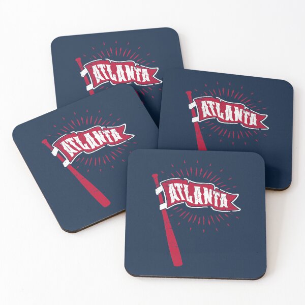 Item preview, Banderín y bate de béisbol de Atlanta vintage designed and sold by toutwearapparel.