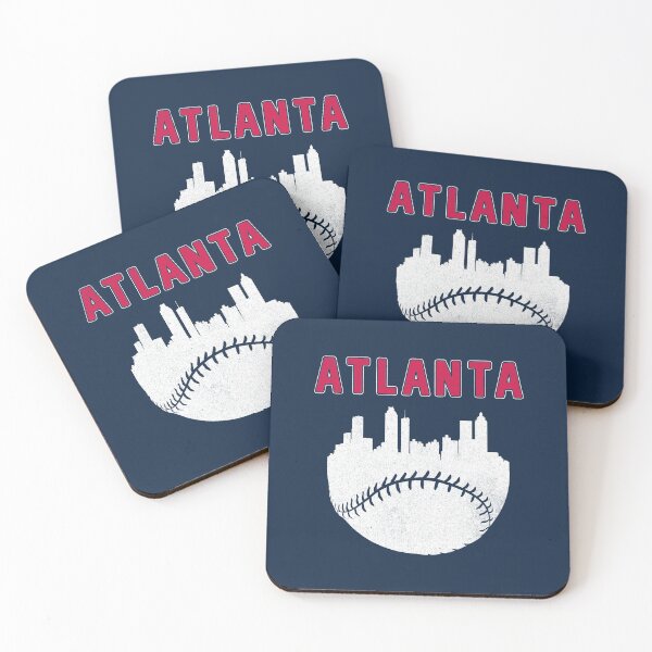 Item preview, Retro Atlanta Baseball Skyline designed and sold by toutwearapparel.