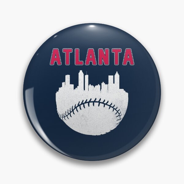 Item preview, Retro Atlanta Baseball Skyline designed and sold by toutwearapparel.