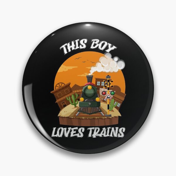 Item preview, This Boy Loves Trains Funny Trains Lover  designed and sold by kristazzsa112.