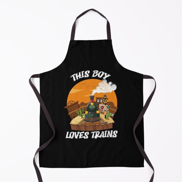 Item preview, This Boy Loves Trains Funny Trains Lover designed and sold by kristazzsa112.