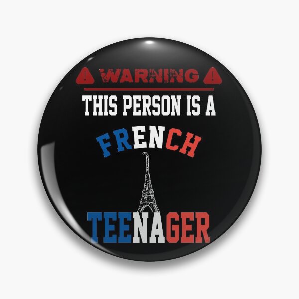 Item preview, Warning This Person Is A French Teenager designed and sold by FladsynnDesigns.