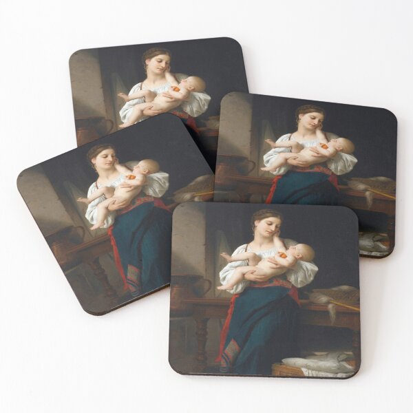 Item preview, William Adolphe Bouguereau - First caress designed and sold by Vivanne-art.