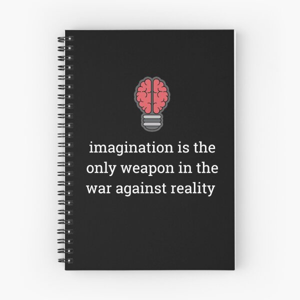 Item preview, Imagination Is The Only Weapon In The War Against Reality- Motivational Quotes designed and sold by yourcherryguy.