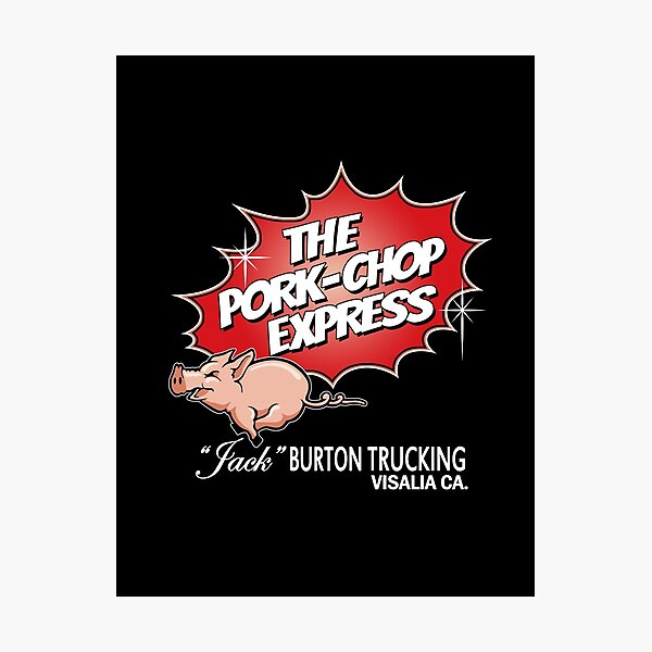 "Pork Chop Express Large Central Logo " Photographic Print by