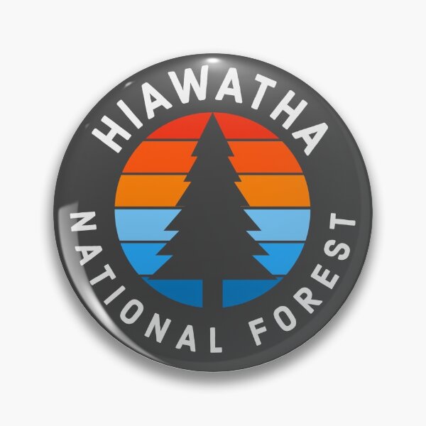 Item preview, Hiawatha National Forest Michigan Vintage Retro Hiking, Camping Adventure designed and sold by tmartinezta.