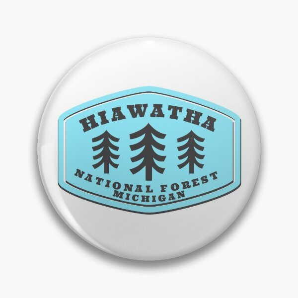 Item preview, Hiawatha National Forest Michigan Vintage Retro Hiking, Camping Adventure designed and sold by tmartinezta.
