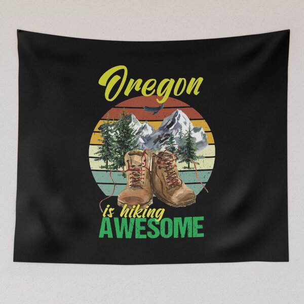 Item preview, Oregon is hiking awesome designed and sold by StencilMyst ..