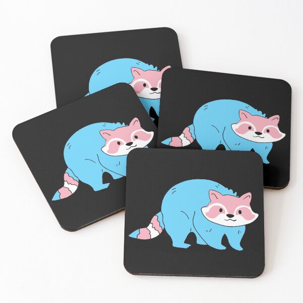 Item preview, Subtle Transgender Raccoon. transgender raccoon designed and sold by tiredandbored.