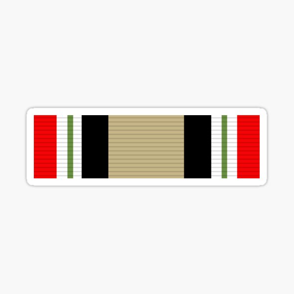 Iraq Campaign ribbon Sticker